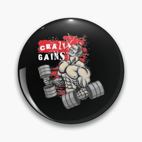 Item preview, Crazy gains - Nothing beats the feeling of power that weightlifting, powerlifting and strength training it gives us! A beautiful vintage design representing body positivity! designed and sold by crazycollective.