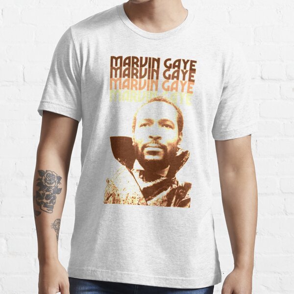 Marvin Gaye Retro Iconic Design T Shirt For Sale By Borderlesz Redbubble Stevland Judkins 1919