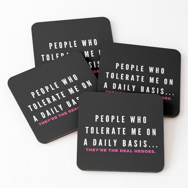 Item preview, People Who Tolerate Me On A Daily Basis designed and sold by Bold Habit Co..