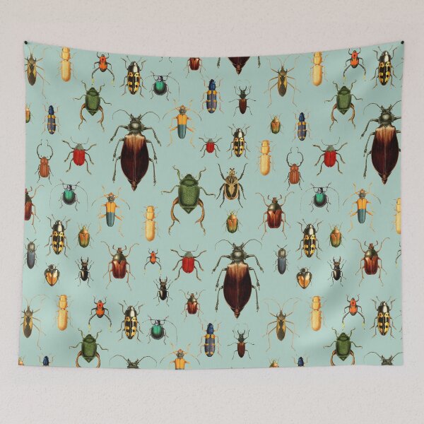 Item preview, Antique pattern - Beetles and Bugs designed and sold by UtArt.