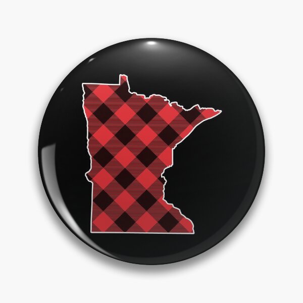 Artikelvorschau, Minnesota State Map Buffalo Plaid Christmas MN Minnesota Gear entworfen und verkauft von DynamicDesign.