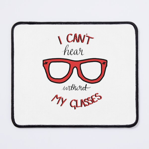 Item preview, I Can't Hear Without My Glasses - Courage the Cowardly dog designed and sold by Writtenbytues.