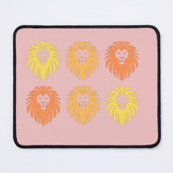 Item preview, Yellow and orange transparent lions designed and sold by LukjanovArt.