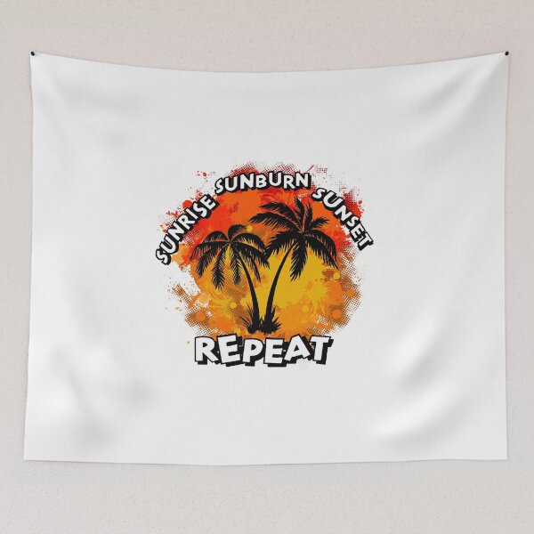 Item preview, sunrise sunburn sunset repeat designed and sold by MARRTDESIGN.