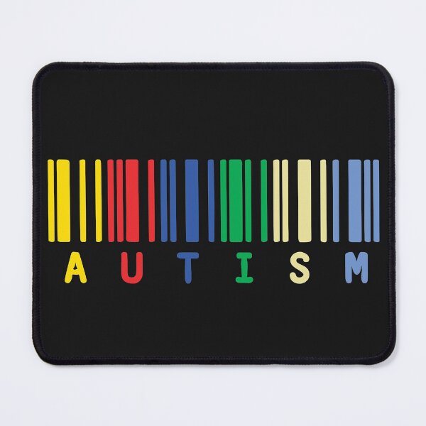 Item preview, Autism spectrum barcode designed and sold by Delicarte.