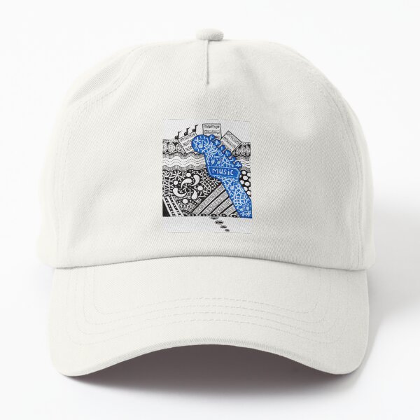 Music - Doodle Drawing Dad Hat