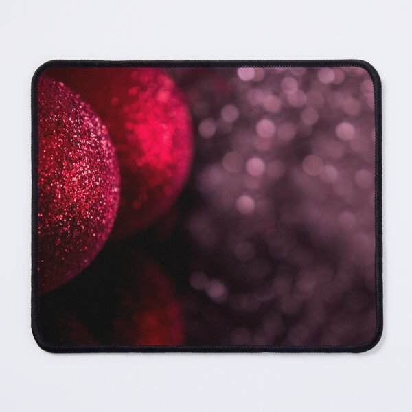 Item preview, Christmas baubles decoration on defocused lights background designed and sold by GemaIbarra.