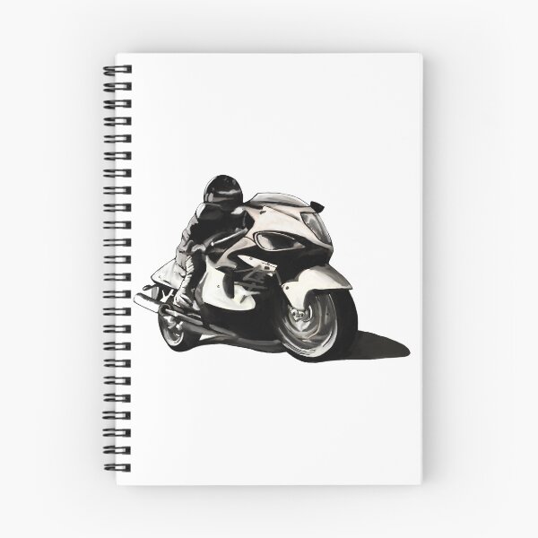 Item preview, black and white Motorbike drawing designed and sold by KaisPrints.