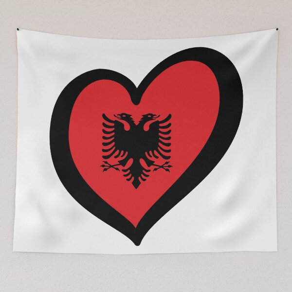 Item preview, Eurovision-style Heart - Albania designed and sold by kyri-and-yv.