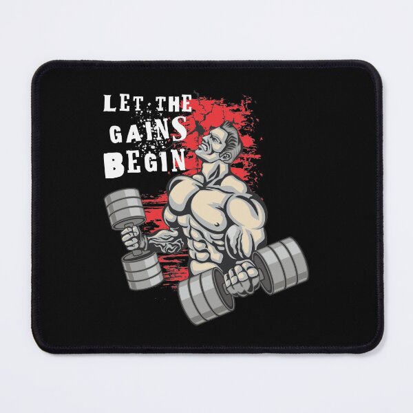Item preview, Let the gains begin - Crazy gains - Nothing beats the feeling of power that weightlifting, powerlifting and strength training it gives us! A beautiful vintage design representing body positivity! designed and sold by crazycollective.