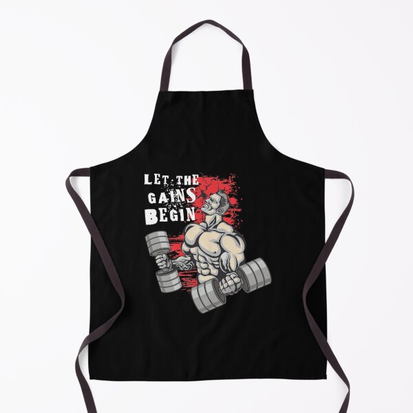 Item preview, Let the gains begin - Crazy gains - Nothing beats the feeling of power that weightlifting, powerlifting and strength training it gives us! A beautiful vintage design representing body positivity! designed and sold by crazycollective.