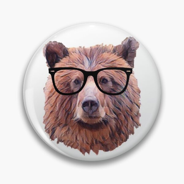 Item preview, Bear with glasses designed and sold by WolfberryStore.