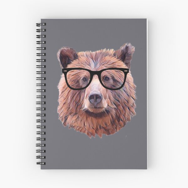 Item preview, Bear with glasses designed and sold by WolfberryStore.