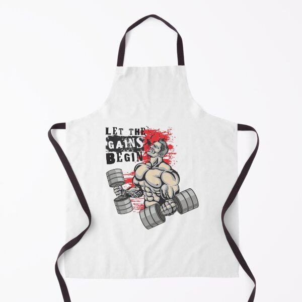 Item preview, Let the gains begin - Crazy gains - Nothing beats the feeling of power that weightlifting, powerlifting and strength training it gives us! A beautiful vintage design representing body positivity! designed and sold by crazycollective.