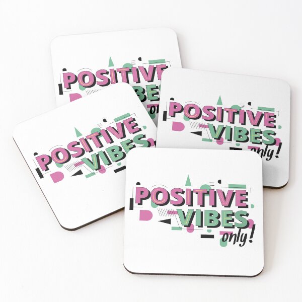 Item preview, Positive Vibes only - Typographic Motivational Quote designed and sold by lapaz.