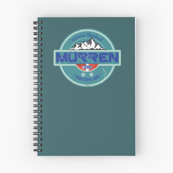 Item preview, Murren Ski Switzerland Skiing Alps Sticker T-Shirt 04 designed and sold by OuterShellUK.