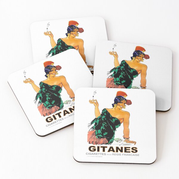 Item preview, LES GITANES L Vintage Rare Cigarette Regie Francaise Advertising Print designed and sold by posterbobs.