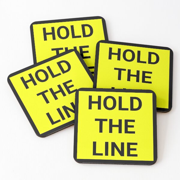 Item preview, HOLD THE LINE designed and sold by MuggyandMo.