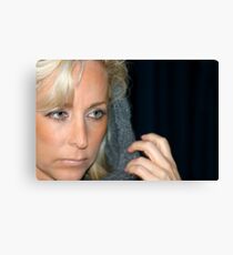Blond Woman Canvas Print
