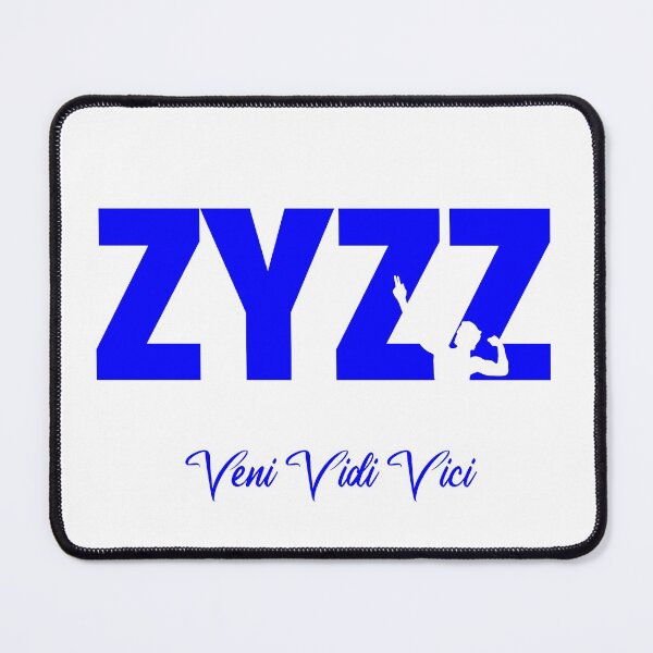 Item preview, Blue Zyzz Text Sickkunt Gym Bodybuilding Motivational Aesthetic Veni Vidi Vici Design designed and sold by Princeps-.