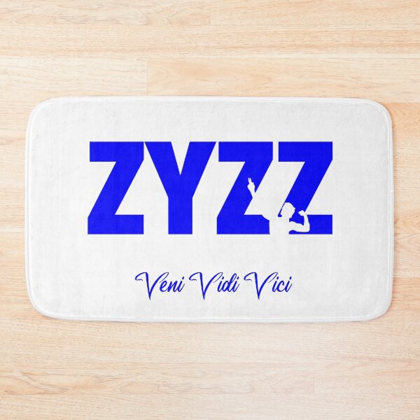 Artikelvorschau, Blauer Zyzz Text Sickkunt Gym Bodybuilding motivierende Ästhetik Veni Vidi Vici Design entworfen und verkauft von Princeps-.