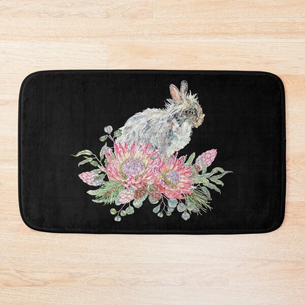 Item preview, Lionhead Bunny Rabbit with Festive Flora designed and sold by becca-boyce.