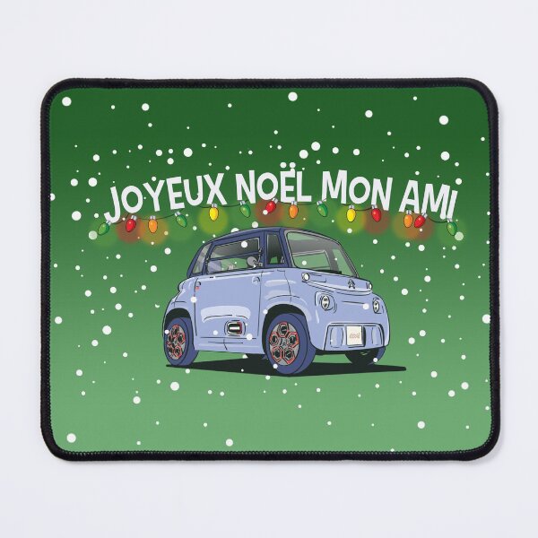 Item preview, Citroen Ami electric car Une carte de noël greeting card designed and sold by Webazoot Industries - Car Art.