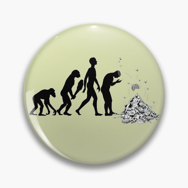 Item preview, Extinction - Humorous Apes to Humans Evolution designed and sold by BluedarkArt.