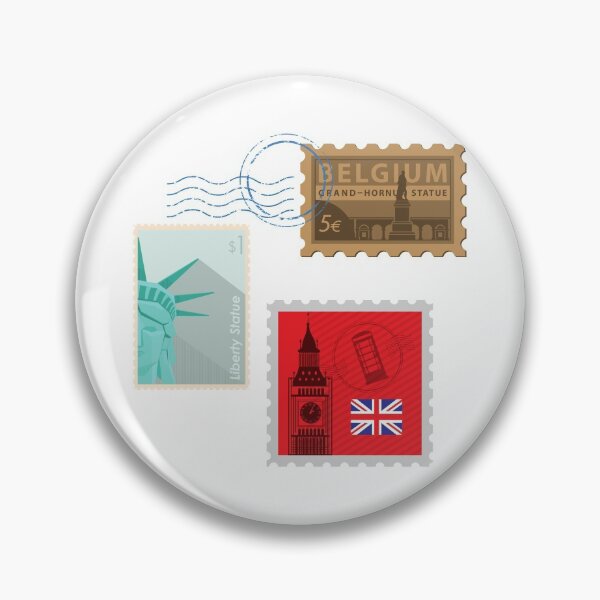 Artikelvorschau, Stempel Belgien, New York und London entworfen und verkauft von JAG2B.