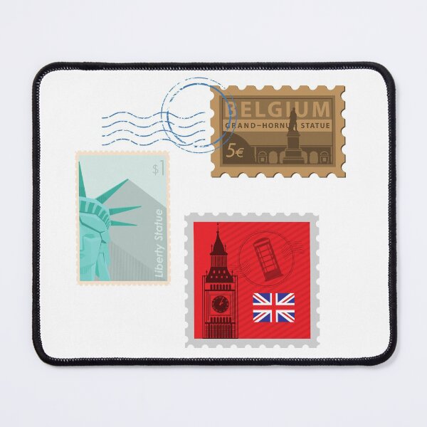 Item preview, Stamp Belgium, New York and London designed and sold by JAG2B.