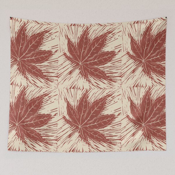 Item preview, Acer Leaf Lino 2 designed and sold by Catherine Stephenson.