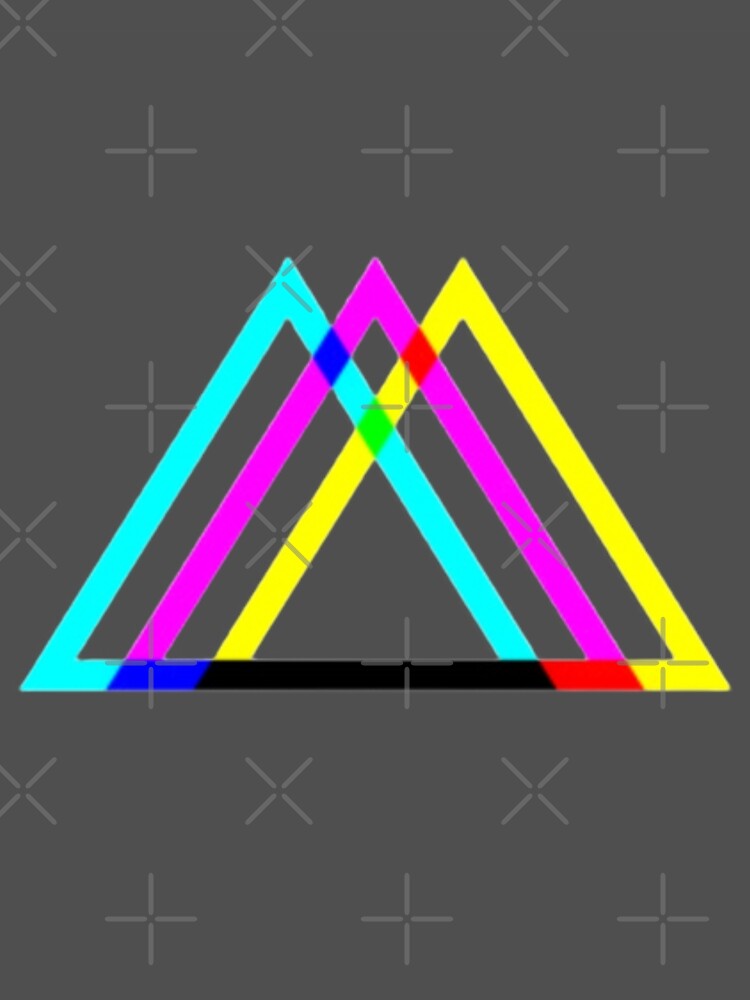 Thumbnail 3 of 3, Scarf, Triangles / Risograph Pyramid designed and sold by AYACHI90.