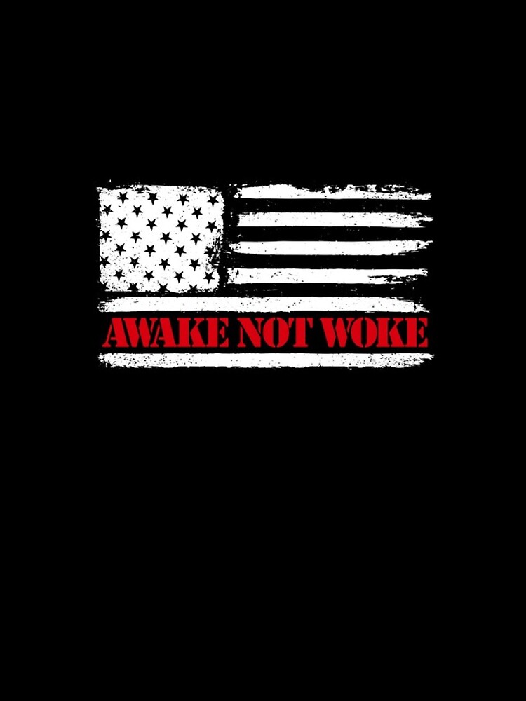 Imagen 4 de 4, Funda de iPhone con la obra Awake Not Woke Anti Censorship Vintage American Flag Awake Gear, diseñada y vendida por DynamicDesign.