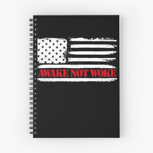 Item preview, Awake Not Woke Anti Censorship Vintage American Flag Awake Gear designed and sold by DynamicDesign.