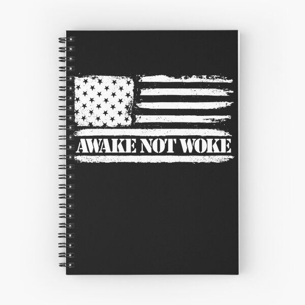 Item preview, Awake Not Woke Anti Censorship Vintage American Flag Awake Gear designed and sold by DynamicDesign.