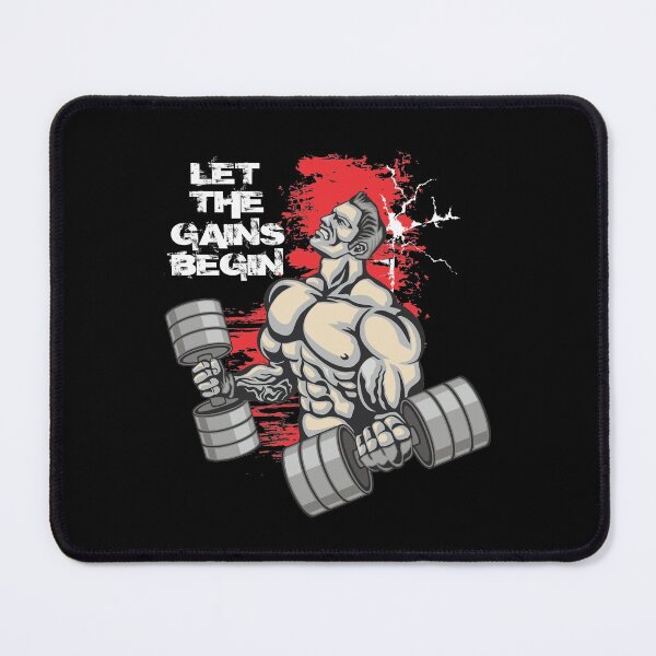 Item preview, Let the gains begin - Crazy gains - Nothing beats the feeling of power that weightlifting, powerlifting and strength training it gives us! A beautiful vintage design representing body positivity! designed and sold by crazycollective.