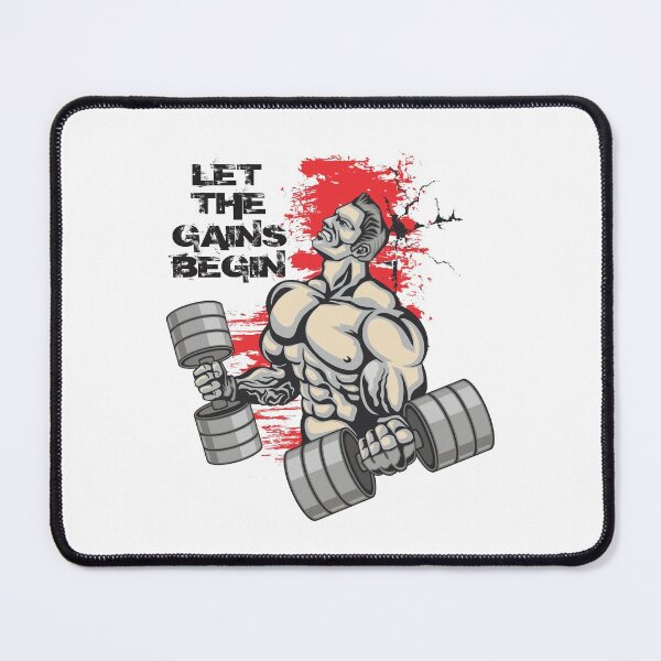 Item preview, Let the gains begin - Crazy gains - Nothing beats the feeling of power that weightlifting, powerlifting and strength training it gives us! A beautiful vintage design representing body positivity! designed and sold by crazycollective.