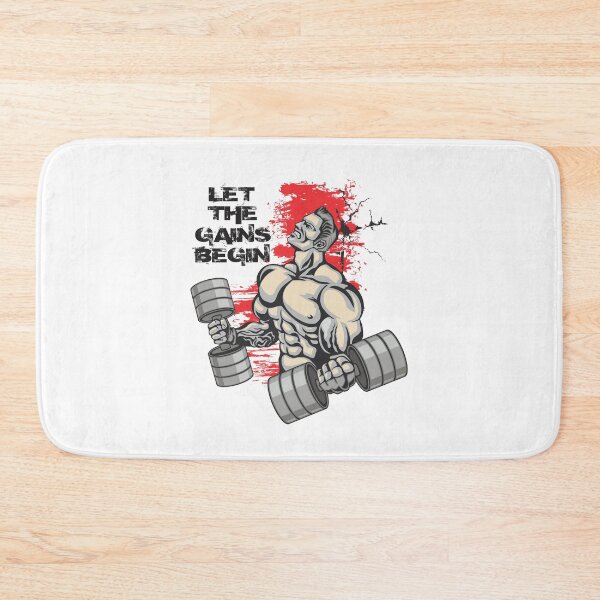 Item preview, Let the gains begin - Crazy gains - Nothing beats the feeling of power that weightlifting, powerlifting and strength training it gives us! A beautiful vintage design representing body positivity! designed and sold by crazycollective.