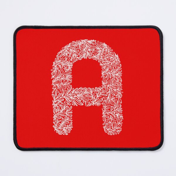 Item preview, A letter, pencil drawing, leafy monogram designed and sold by crafticdesign.