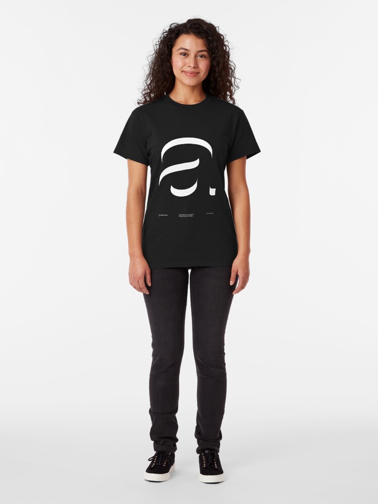 Alternate view of a .... Helvetica Neue V2 Classic T-Shirt