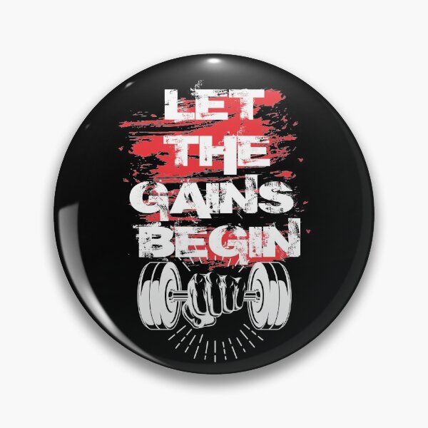 Item preview, Let the gains begin - Crazy gains - Nothing beats the feeling of power that weightlifting, powerlifting and strength training it gives us! A beautiful vintage design representing body positivity! designed and sold by crazycollective.