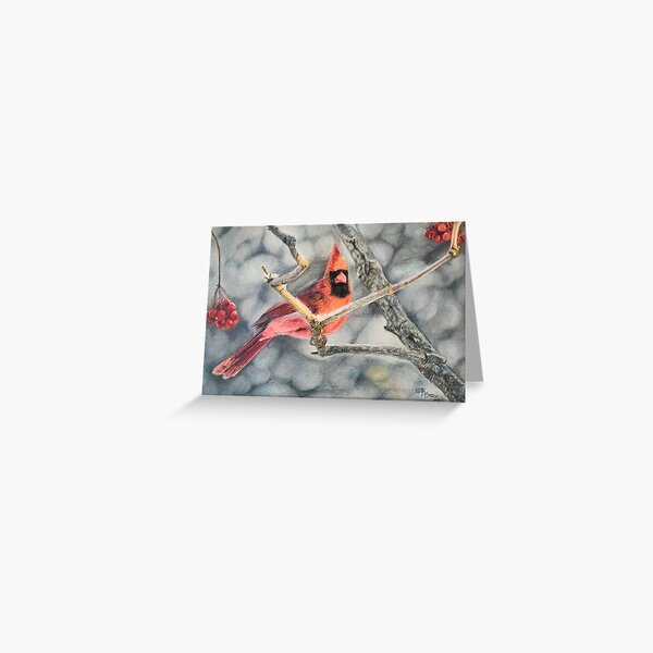 Item preview, Northern cardinal winter | bird lover designed and sold by NathBros.