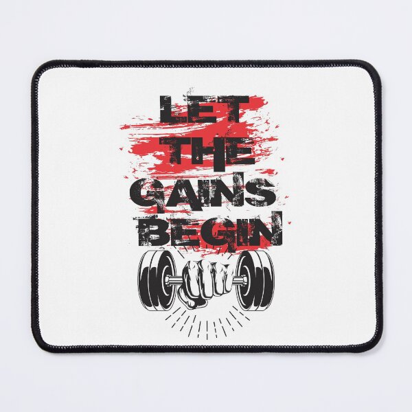 Item preview, Let the gains begin - Crazy gains - Nothing beats the feeling of power that weightlifting, powerlifting and strength training it gives us! A beautiful vintage design representing body positivity! designed and sold by crazycollective.