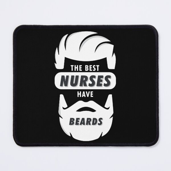Item preview, The Best Nurses have Beards designed and sold by Chaotic Neutral.