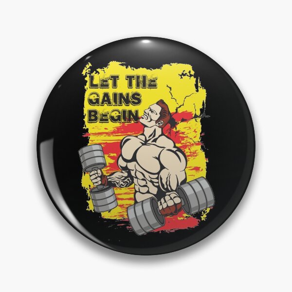 Item preview, Let the gains begin - Crazy gains - Nothing beats the feeling of power that weightlifting, powerlifting and strength training it gives us! A beautiful vintage design representing body positivity! designed and sold by crazycollective.