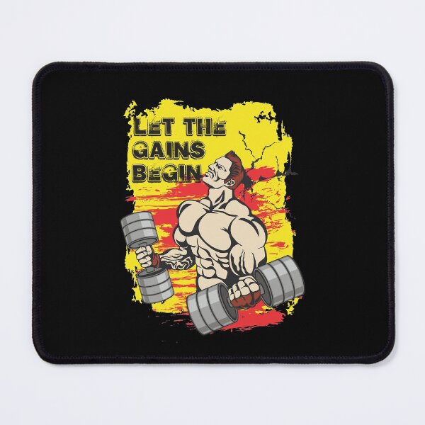 Item preview, Let the gains begin - Crazy gains - Nothing beats the feeling of power that weightlifting, powerlifting and strength training it gives us! A beautiful vintage design representing body positivity! designed and sold by crazycollective.