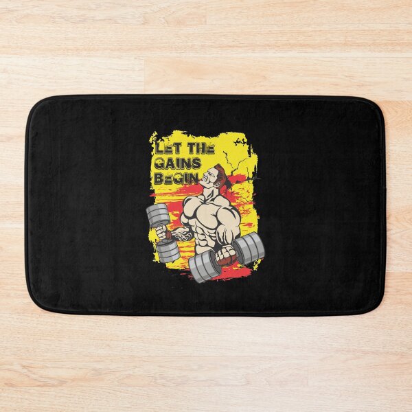 Item preview, Let the gains begin - Crazy gains - Nothing beats the feeling of power that weightlifting, powerlifting and strength training it gives us! A beautiful vintage design representing body positivity! designed and sold by crazycollective.