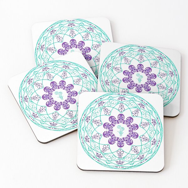Item preview, Turquoise and Purple Dreams designed and sold by SpiroCat.