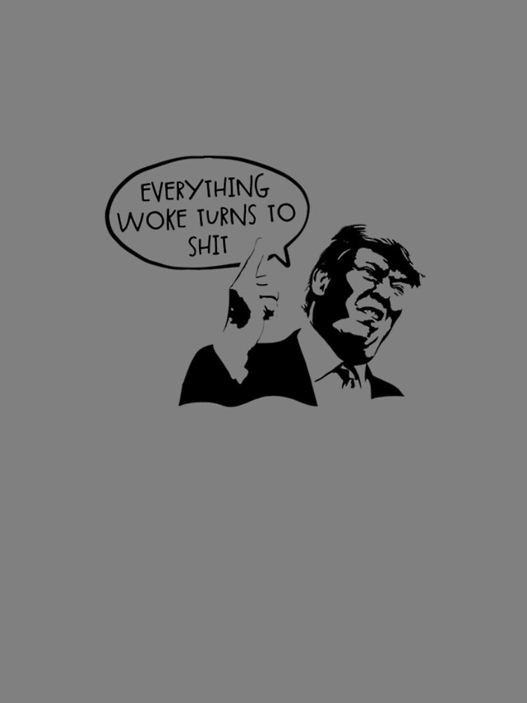 Imagen 4 de 4, Funda de iPhone con la obra Everything Woke Turns To Shit Political Trump Quote Gear, diseñada y vendida por DynamicDesign.