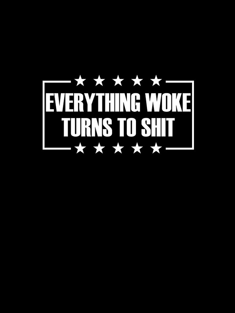 Imagen 4 de 4, Funda de iPhone con la obra Everything Woke Turns To Shit Trump Quote Political Gear, diseñada y vendida por DynamicDesign.
